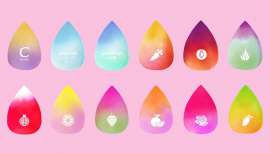 Esponjas de maquillaje patentadas con vitaminas, colágeno, ácido hialurónico y polvos naturales de frutas, entre otros ingredientes y activos 