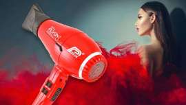 Uma nova versão da cor mais apaixonada: o vermelho, uma cor clássica e potente para um secador profissional e inovador