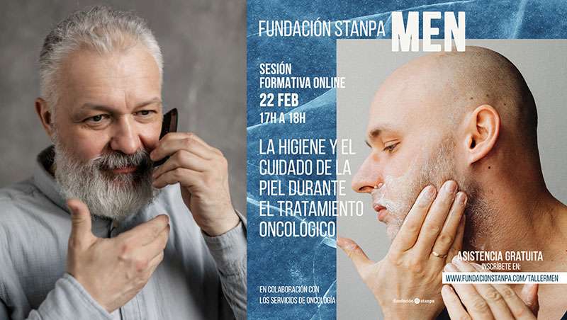 Fundación Stanpa, con el cuidado de la piel masculina en el tratamiento oncológico, programa 'Men'