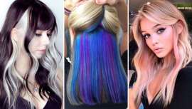Underlights hair o Peekaboo hair es la técnica de color para hacer mechas escondidas y coloridas que más está dando que hablar en la conversación digital