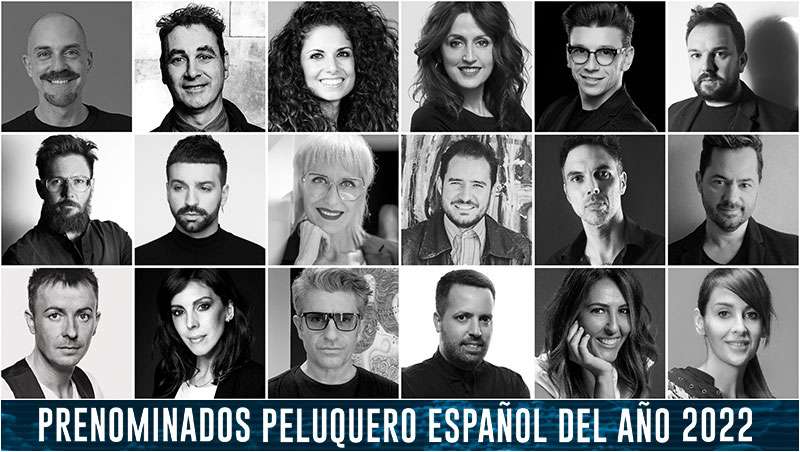 Prenominados a Peluquero Español del Año 2022, Premios Fígaro