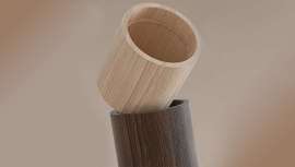 Innovación monomaterial patentada para un tapón monomaterial, libre de colas, plásticos y 100% de madera PEFC o FSC