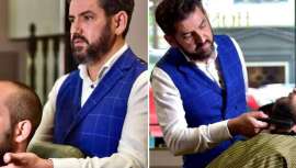 Con César Parra, director del salón Homine de Madrid y un virtuoso y experto barbero del que podrás disfrutar en Beauty Contact Madrid 