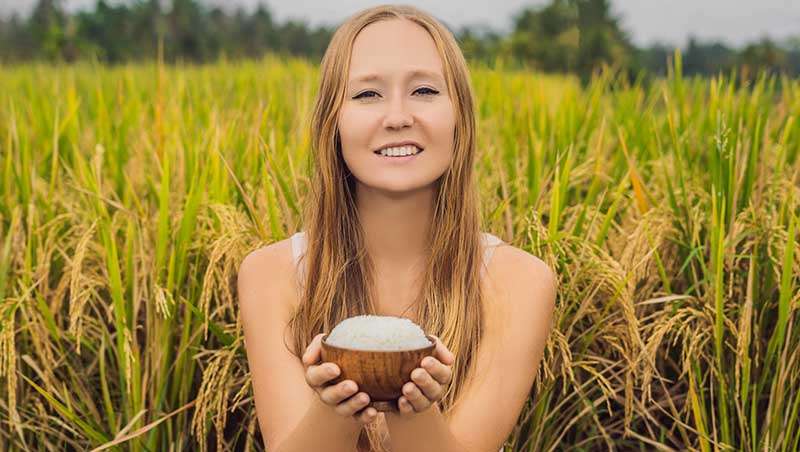 Arroz para el pelo: Como una Rapunzel!