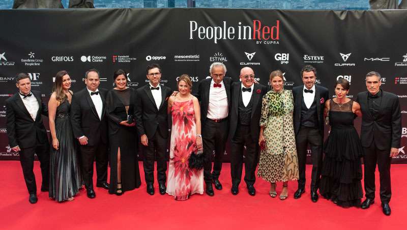 mesoestetic una vez ms, solidaria contra las enfermedades infecciosas, patrocinador de la gala People in Red