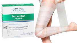 Somatoline Cosmetic presenta las Vendas Drenantes que disminuyen la piel de naranja en casi un 50% y reducen la circunferencia de los muslos hasta en 1,3 cm tras la primera aplicación