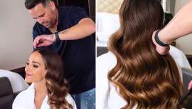 Estrella invitada de BC Barcelona, congreso estrictamente profesional de la belleza, Rafael Bueno, estilista de las estrellas: Eva Longoria, Nathy Peluso o Rocío Osorno, protagonista en una intervención magistral. Taller Ondas y Recogido con hilo 