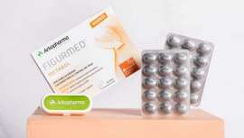 Este complemento alimenticio está formulado con el activo Metabolaid®, a base de extracto de verbena y flor de hibisco, asociado al té y con un origen 100% vegetal