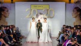 El estilista, director de Jose Garcia Peluqueros, vuelve a convertir al evento 20.20 en referente en moda y tendencias del peinado nupcial en un despliegue único sobre la pasarela 
