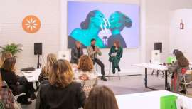 Paco León y Ramón Monegal apadrinan en la Academia del Perfume, Silver Kiss, nuevo aroma, creado especialmente para el film Rainbow