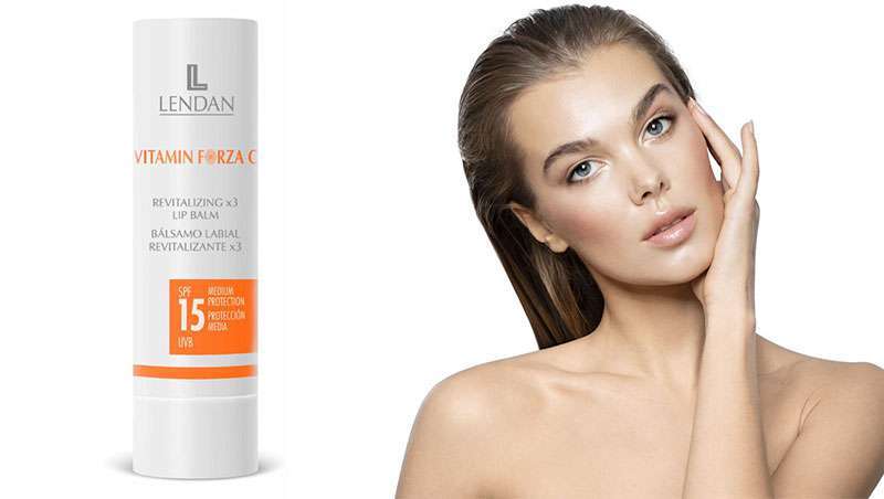 Novo blsamo labial tripla ao de Lendan