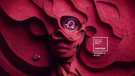 Un rojo poco convencional, audaz, capaz de romper el molde sin dejar  de ser  atractivo, accesible y sorprendente en un amplio abanico de situaciones contextos y aplicaciones. Pantone 18-1750 Viva Magenta 