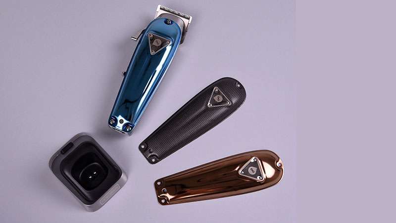 Omens Cut, máquina de corte profissional com capas que se podem mudar de Perfect Beauty