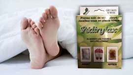 Se coloca en la planta de los pies a la hora de dormir 