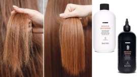 Ritual Lamelar Rescue de Light Irridance multiplica o dobro a beleza do cabelo. Champô reparador e condicionador lamelar