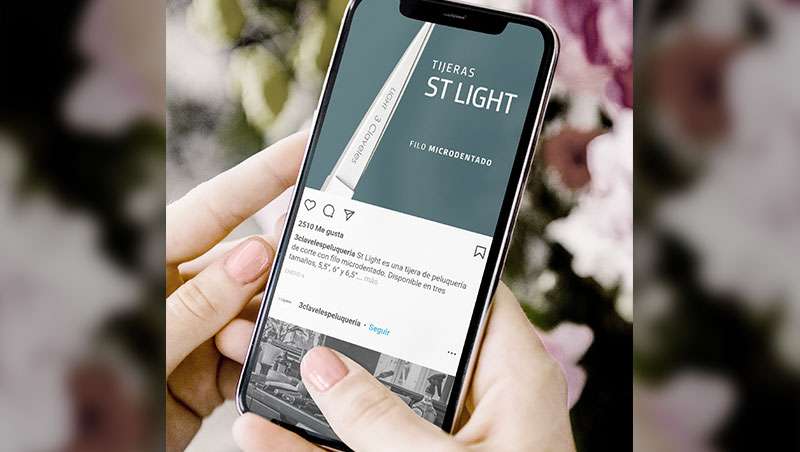 3 Claveles Peluquería estrena perfil en Instagram