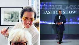 El famoso estilista de celebridades ha peinado el cabello masculino de esta importante pasarela que además posee un fin solidario y defensor contra las desigualdades 