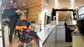 En Tenerife ya es posible peinarse o cortarse el pelo en plena naturaleza con vistas al mar o la montaña, gracias a la primera peluquería móvil de Canarias y única autosuficiente de toda España