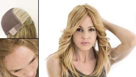 A empresa apresenta seu novo modelo de perucas remy, com novos acabamentos interiores de tule de seda