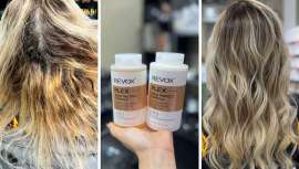 La cadena Beths Hair se hace eco una vez más de las últimas tendencias en productos de peluquería profesional y le da la bienvenida en sus salones al tratamiento de reparación capilar más viral: El sistema de reconstrucción en 7 pasos de Revox B77