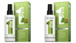 Máscara de 10 benefícios, atuando de dentro para a beleza e saúde do cabelo, Green Tea da Revlon Professional é também o novo aroma da linha Uniqone, a terceira, junto com a já clássica Lotus Flower ou Coco