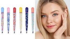 Las flores son las protagonistas en el estampado de estos seis nuevos modelos de Vitry, la exclusiva firma francesa de pinzas de depilación de acero inoxidable de alta calidad