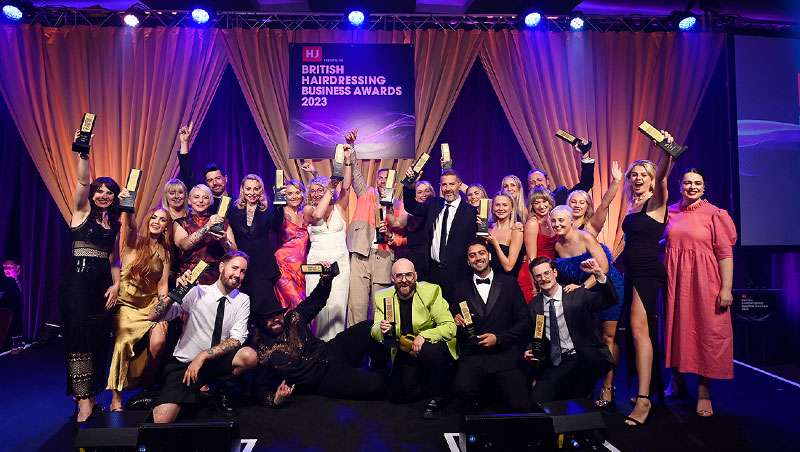 Gala de premios HJ's British Hairdressing Business Awards