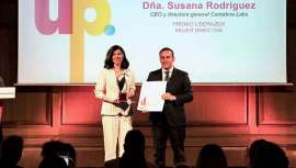 En la XXXII edición de Premios FEDEPE, Susana Rodríguez ha sido premiada por su labor, liderazgo, responsabilidad y desarrollo de buenas prácticas en la gestión directiva del laboratorio farmacéutico español en Europa (España, Italia y Portugal)