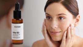 Hasta las pieles más sensibles pueden utilizar este sérum con pH adaptado, que tiene una alta concentración de niacinamida y forma un círculo virtuoso con el ácido hialurónico y el pantenol, un cosmético de Kosei