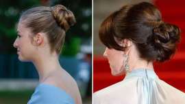 Las royals confirman que el moño bajo trenzado es el peinado más elegante de la temporada (y puedes hacértelo tú misma)