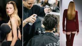 Duran Lantink presenta su última colección Duran-Ski en el Palais de Tokyo, París. La célebre peluquera estadounidense Holli Smith confió en la marca Keune Haircosmetics para crear los looks de cabello 