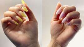 Las uñas con efecto perla van a ser el top del buen tiempo