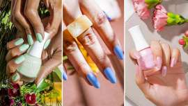 Los tonos tendencia en uñas que veremos hasta la llegada del verano, incluyen desde perlados y pasteles hasta colores más intensos como el azul navy, el rojo cherry o algunos rosas dentro de la fiebre Barbiecore que todavía continúa