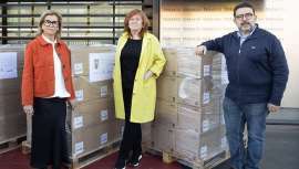 Esta contribución comprende un total de 128 palets de champú y mascarilla, destinados a apoyar a comunidades vulnerables