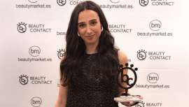 Jenifer Alonso, fundadora de Infinittime, ha sido galardonada con un prestigioso premio al emprendimiento en la pasada edición de Beauty Contact Madrid