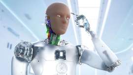 Científicos de la Universidad de Tokio en Japón han desarrollado una piel artificial para robots que es suave como la piel real y puede repararse a sí misma si se corta