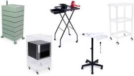 Mesas ayudantes y carritos auxiliares, son las nuevas referencias que incluye Perfect Beauty en su marca de mobiliario Italor