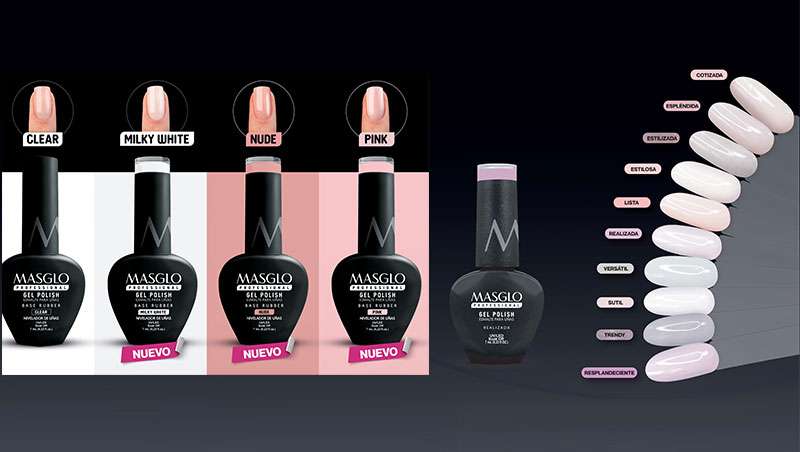 Nueva base rubber y tonos traslcidos de Masglo