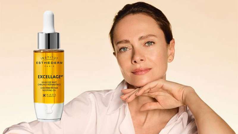 Nuevo Excellage Chrono-Repair Huile De Nuit de Institut Esthederm