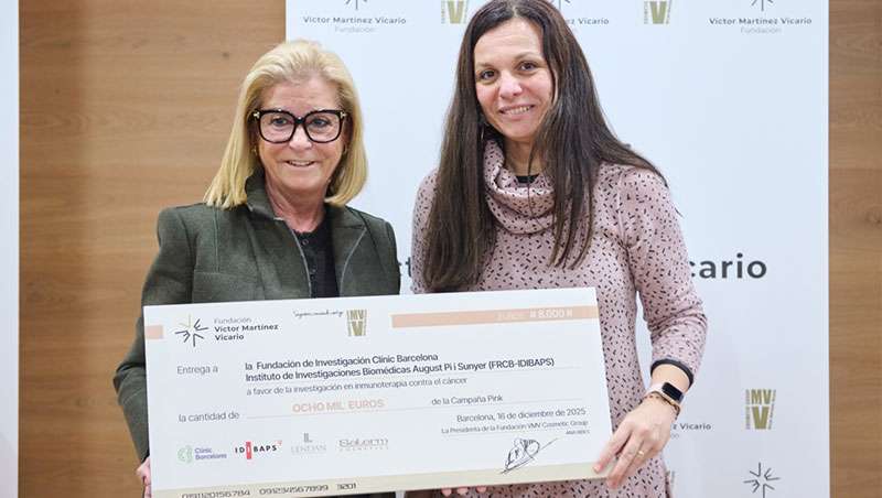 La Fundación Víctor Martínez Vicario refuerza su compromiso con la investigación contra el cáncer con el Hospital Clínic