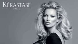 Kérastase se complace en anunciar que el ícono más prestigioso de la moda, Kate Moss, será la imagen de su primera gama de styling.