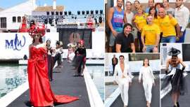 Su equipo de imagen fue uno de los peluqueros oficiales que se encargó del estilismo de las modelos de la pasarela de moda