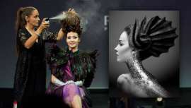 La estilista de San Sebastián lleva más de 10 años combinando el oficio de la peluquería con la docencia, sus dos grandes pasiones