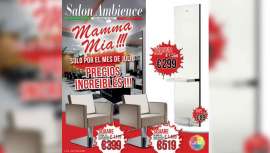 Durante el mes de julio esta firma italiana lanza unos precios muy especiales en muebles de peluquería y belleza.