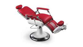 En color rojo o negro como colores tradiciones más una variedad de otros 12 colores, con base hidráulica o motorizada, son las nuevas propuestas de sillas retro redefinidas por la reconocida marca japonesa Takara Belmont