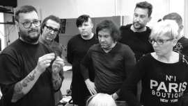 El curso, que duró un día, hizo un repaso de algunas de las técnicas utilizadas por García en la creación de posticería para sus colecciones