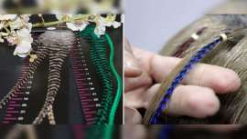 Es la última tendencia capilar que va a revolucionar los outfits festivaleros. Consigue este look con las extensiones de plumas de Aquarela Peluqueros