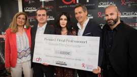 LOréal Professionnel entregó  el galardón a la actriz Nerea Barros, el pasado 23 de abril en el hotel AC Málaga Palacio. Barros ha sido premiada también con el Goya a la Mejor Actriz Revelación por La isla Mínima