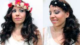 Escuchar los deseos de la clienta y saber cómo es el vestido es fundamental para trabajar con el maquillaje y el peinado