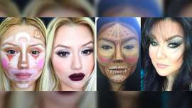 En Instagram aparecen imágenes que dan una vuelta de tuerca al contouring, la técnica de maquillaje popularizada por Kim Kardashian. Se resaltan contornos, facciones e incluso escotes versionando el aspecto de un payaso